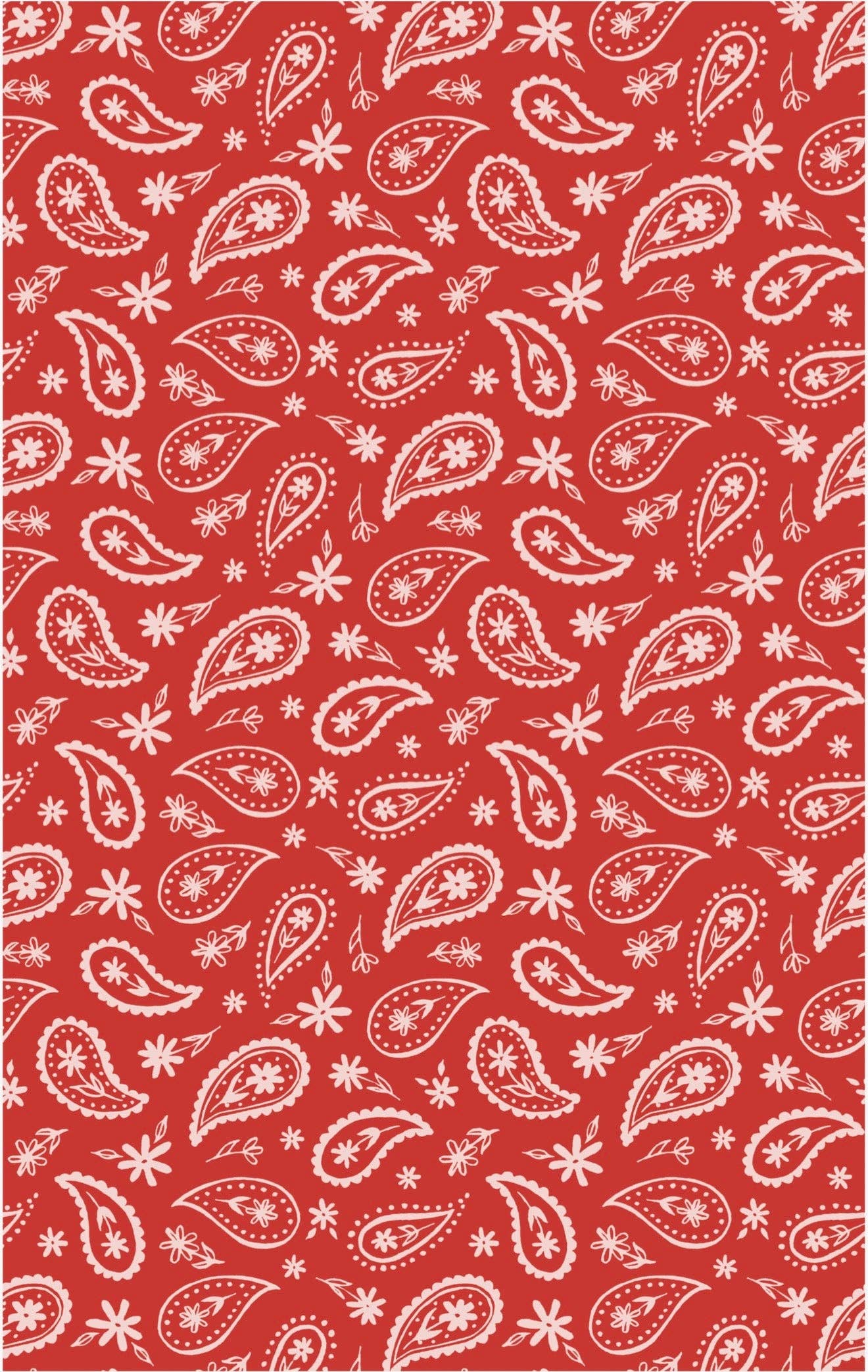 Bandana Blues: Reversible Hand Towel