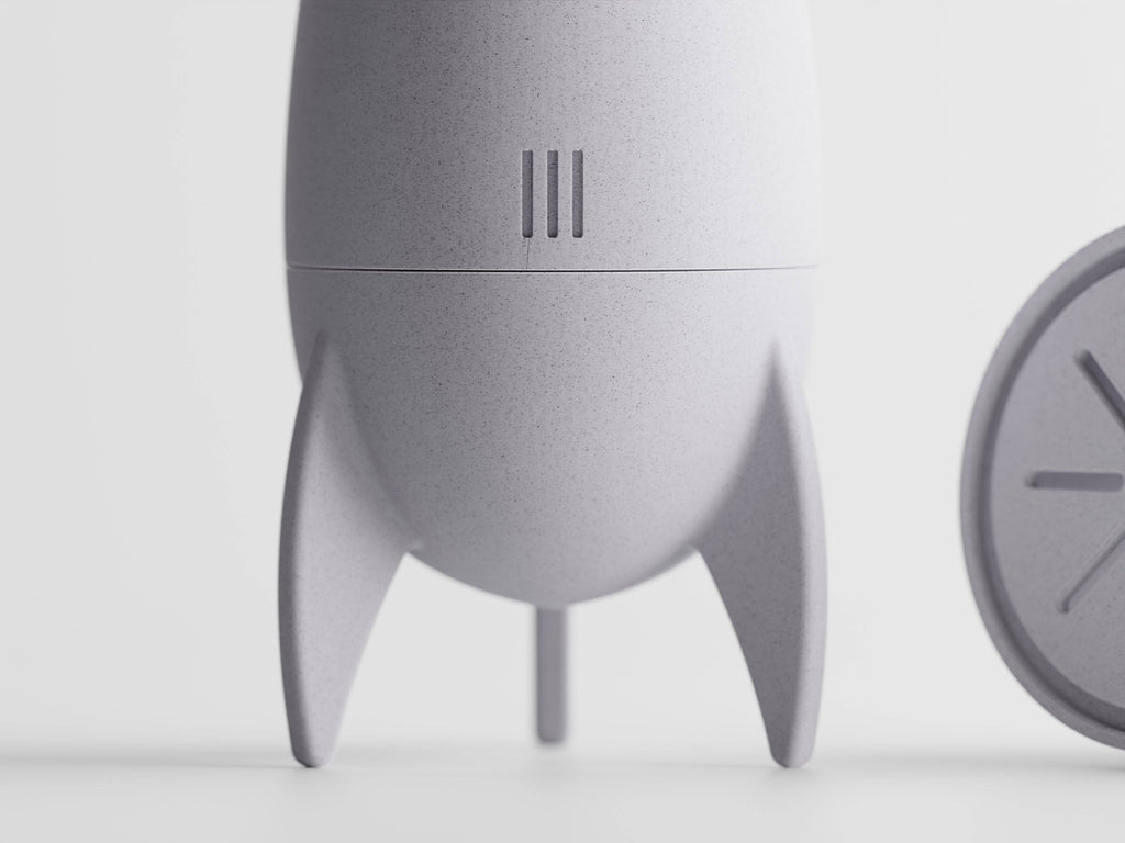 Rocket Plant Pot - Gold