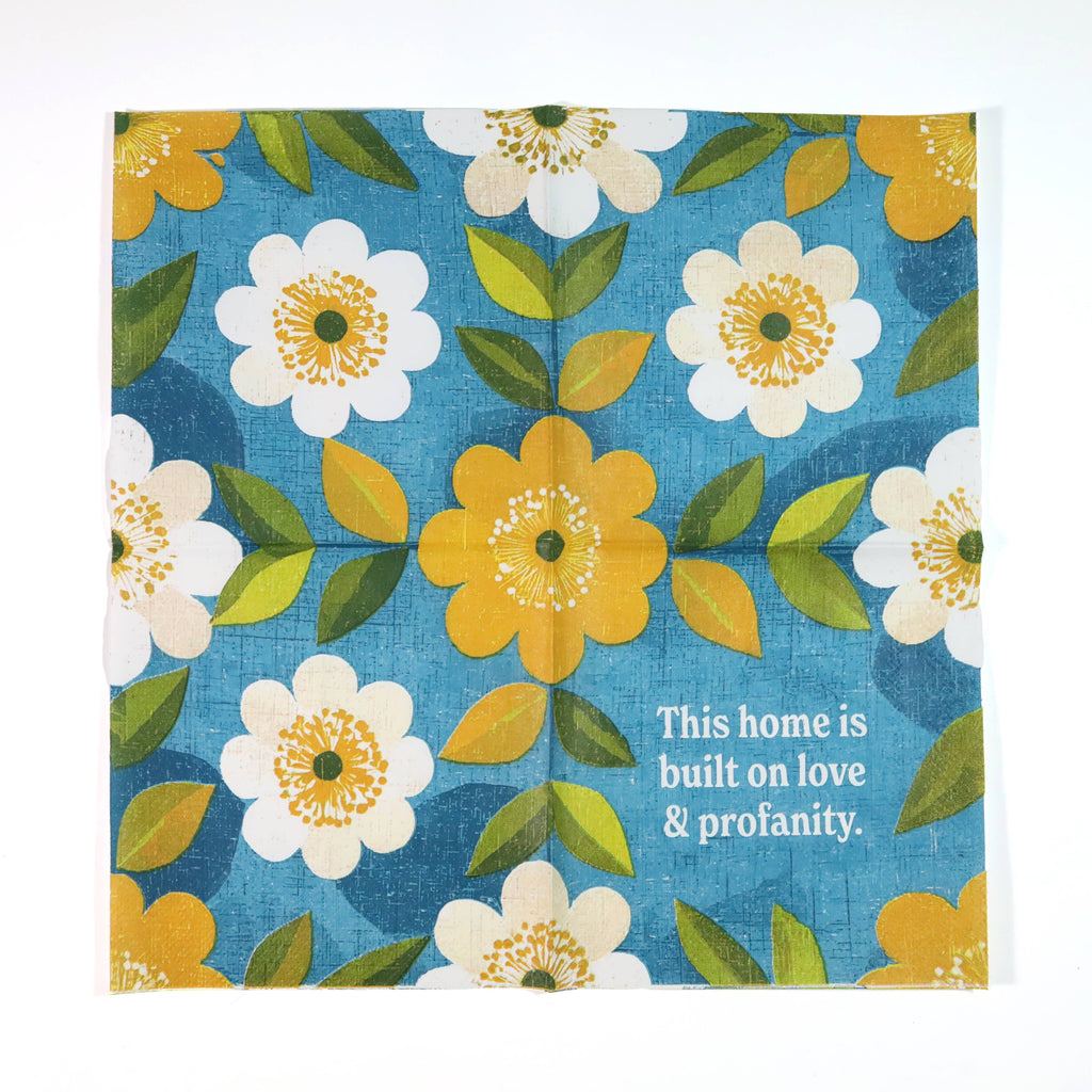 This Home Is Built on Love & Profanity Cocktail Napkins