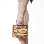 Aztec Printed Stripe Picnic Blanket