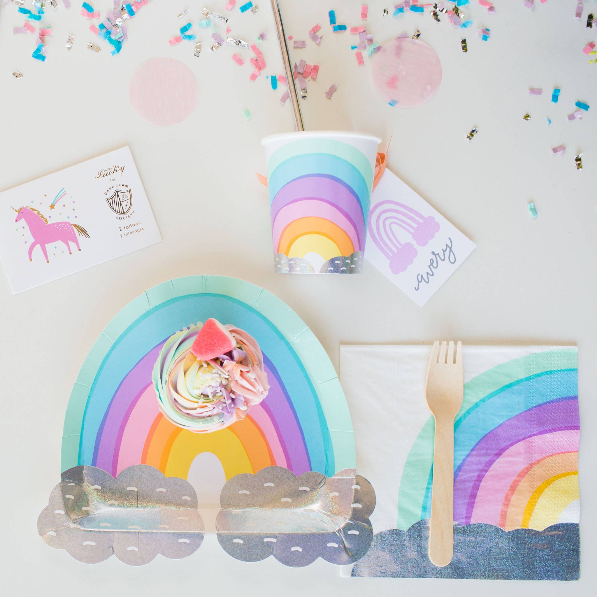 Over the Rainbow Large Napkins - 16 Pk.