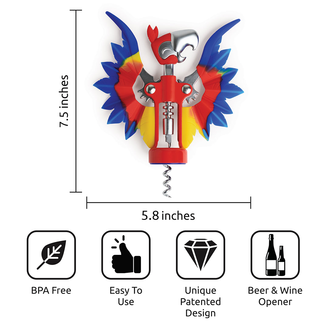 Pinot Parrot Wine Bottle Opener