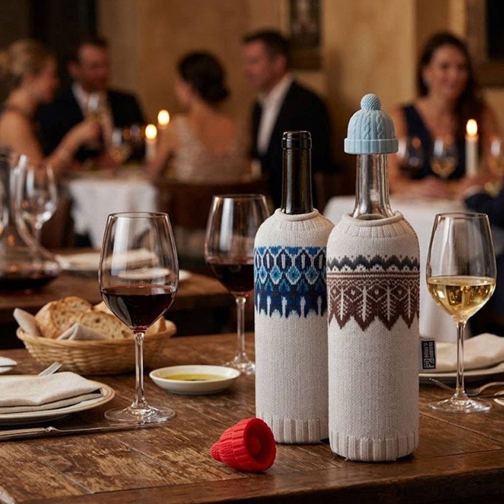 Wine Bottle Stopper ~ Beanie