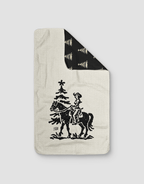 Cowgirl Christmas Trees Reversible