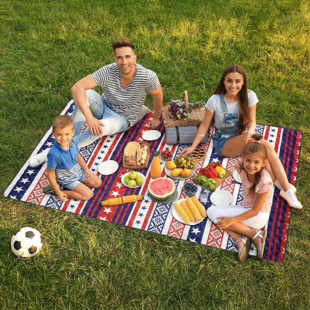Pioneer Prairie Printed Picnic Blanket