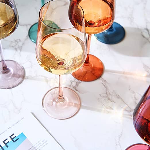 Texas Sunset Wine Glasses ~ Set of 6