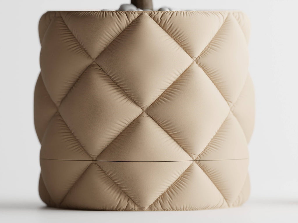 Inflated Planter Container with Drip Tray