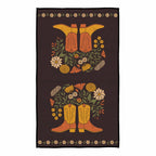 Kitchen & Tea Towel | Cowboy Boots & Flowers