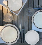 Melamine Dinnerware Set, 12-Piece, Ivory