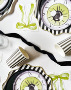 Black & White Striped Cup