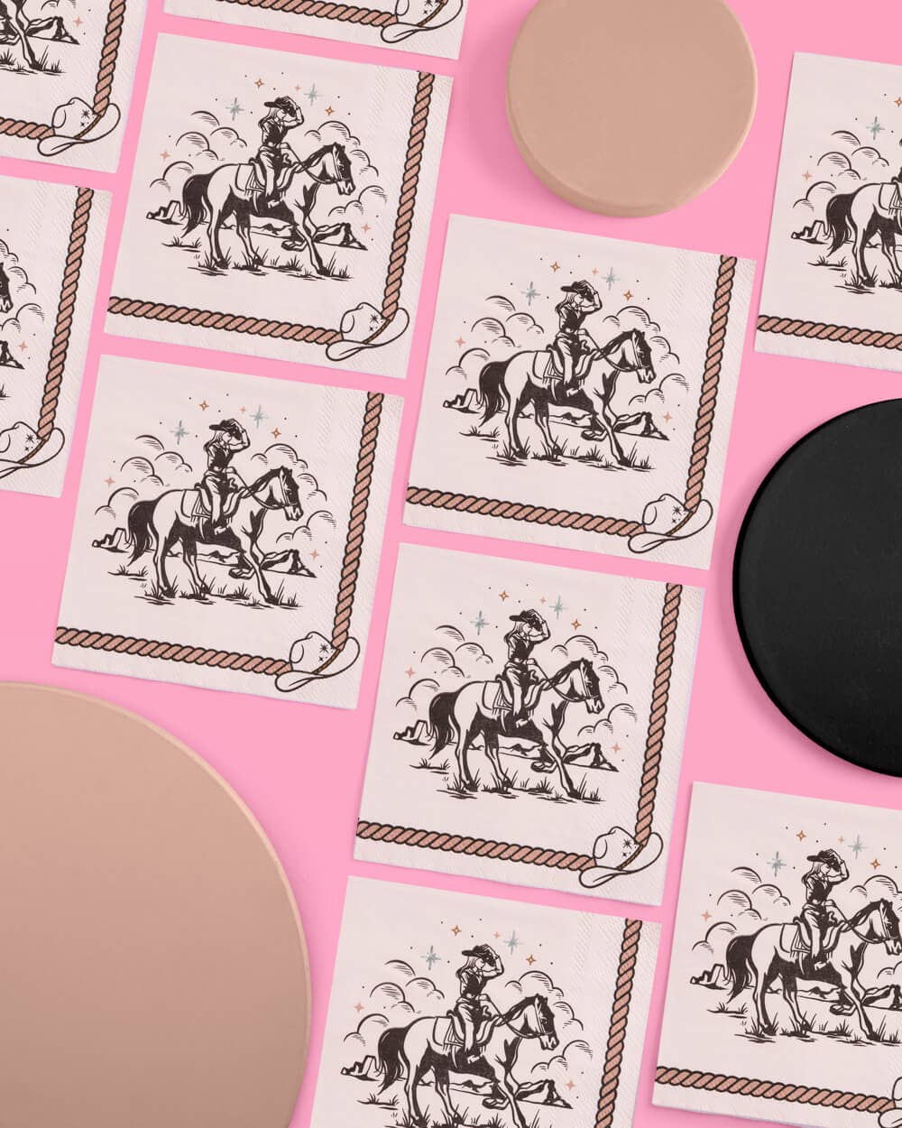 Vintage Western Napkins