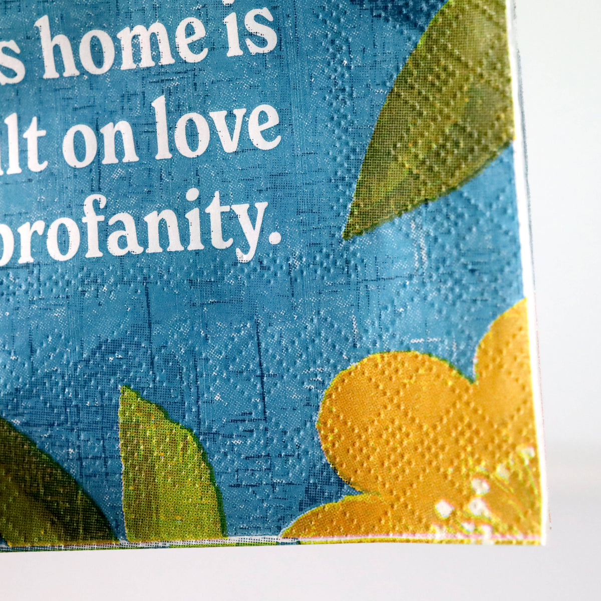 This Home Is Built on Love & Profanity Cocktail Napkins