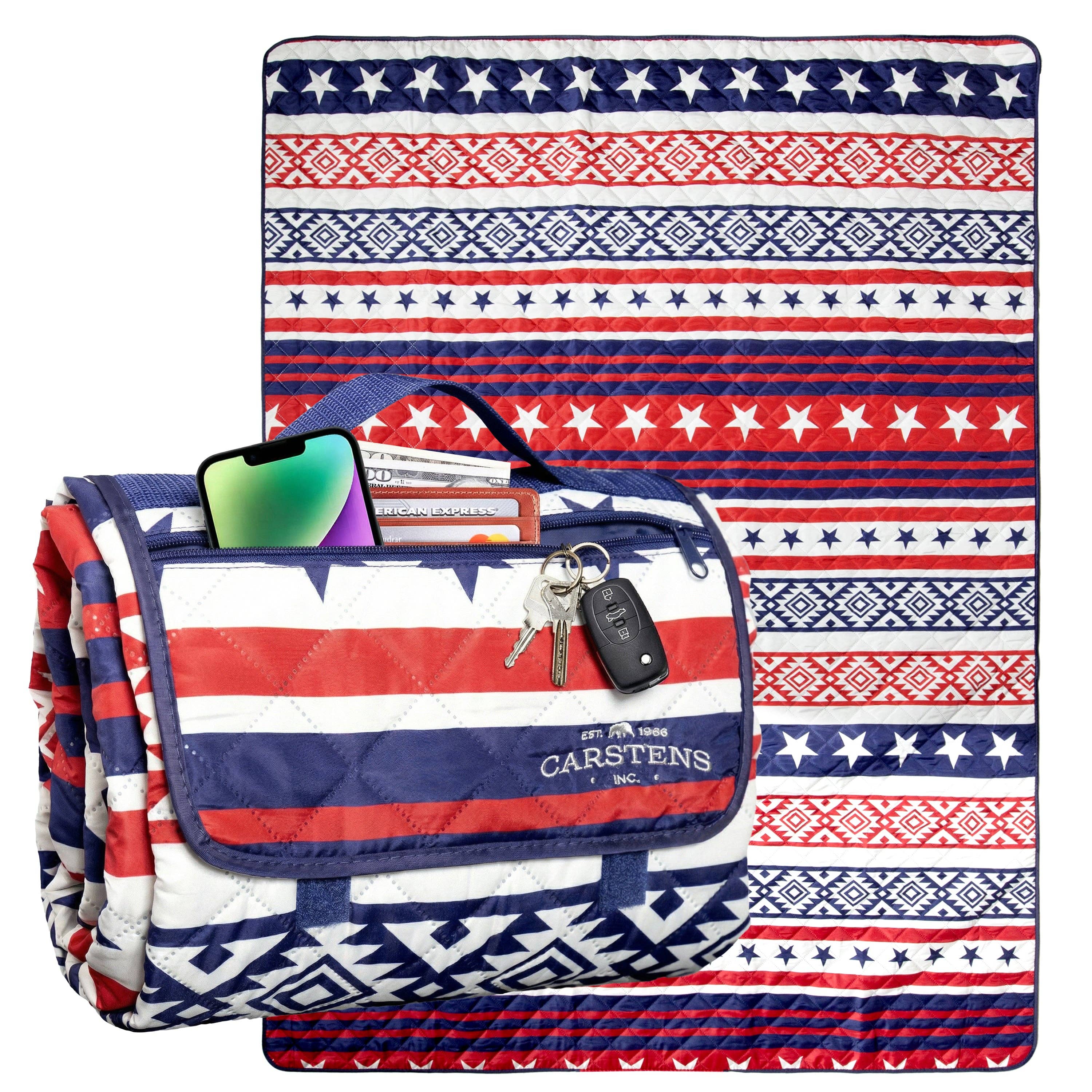 Pioneer Prairie Printed Picnic Blanket