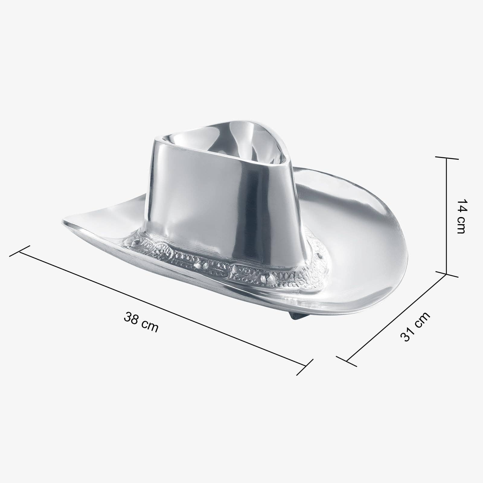 Western Cowboy Hat Chip & Dip Bowl