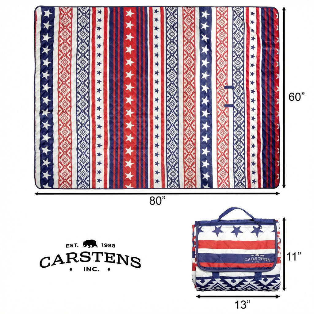Pioneer Prairie Printed Picnic Blanket