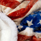 Wrangler® Stars & Stripes Plush Sherpa Throw