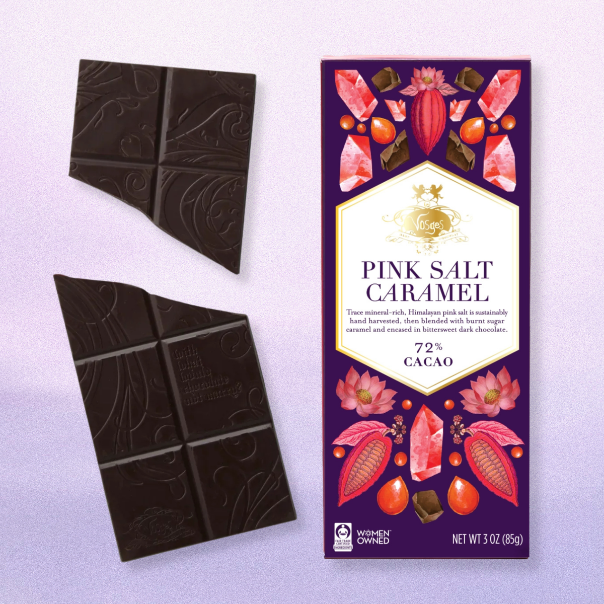 Dark Chocolate Himalayan Pink Salt & Caramel