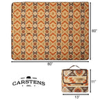 Aztec Printed Stripe Picnic Blanket