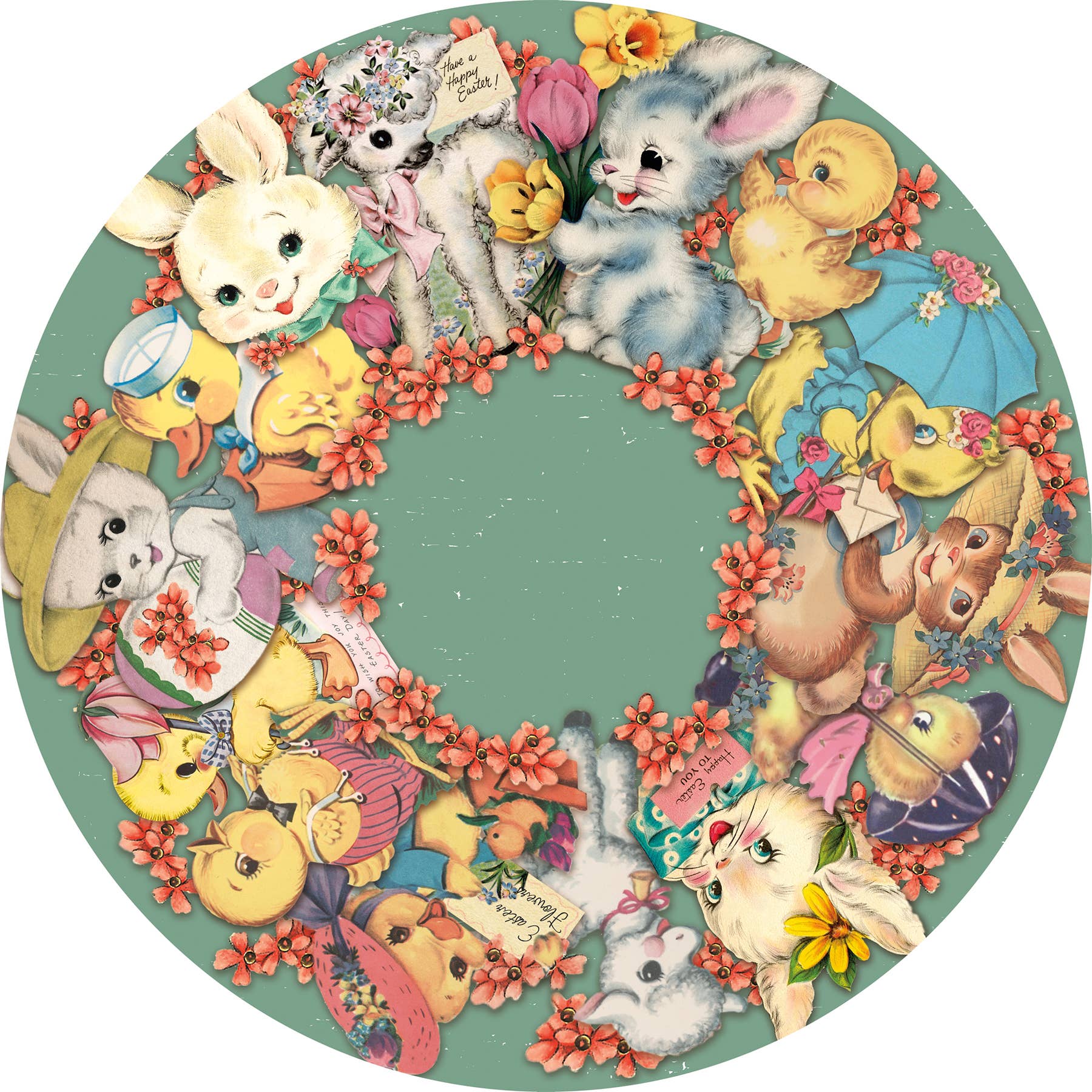 Vintage Easter Paper Placemat