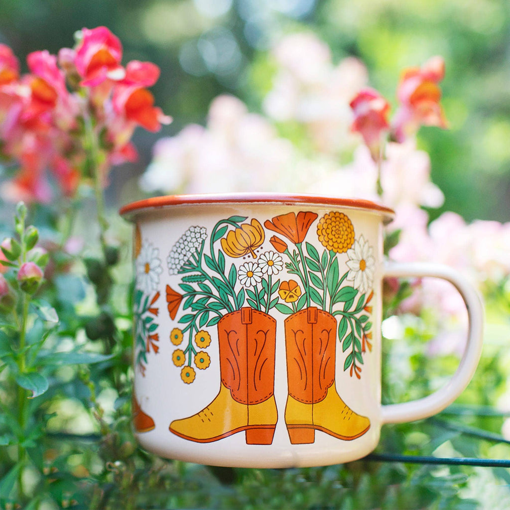 Enamel Coffee & Camp Mug | Western Bloom