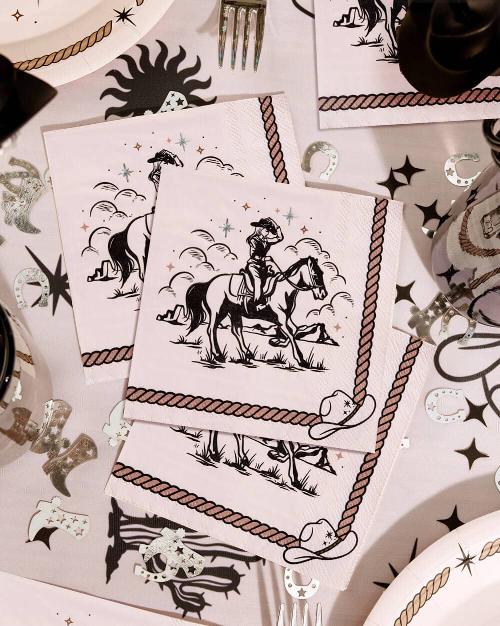Vintage Western Napkins