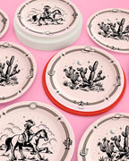 Vintage Western Paper Plates
