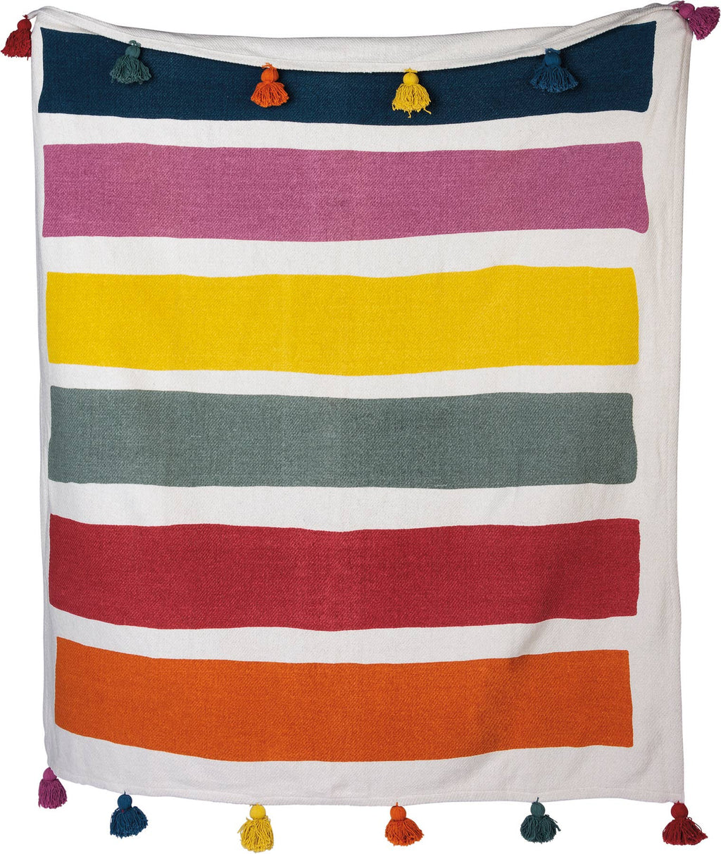 Rainbow Throw Blanket
