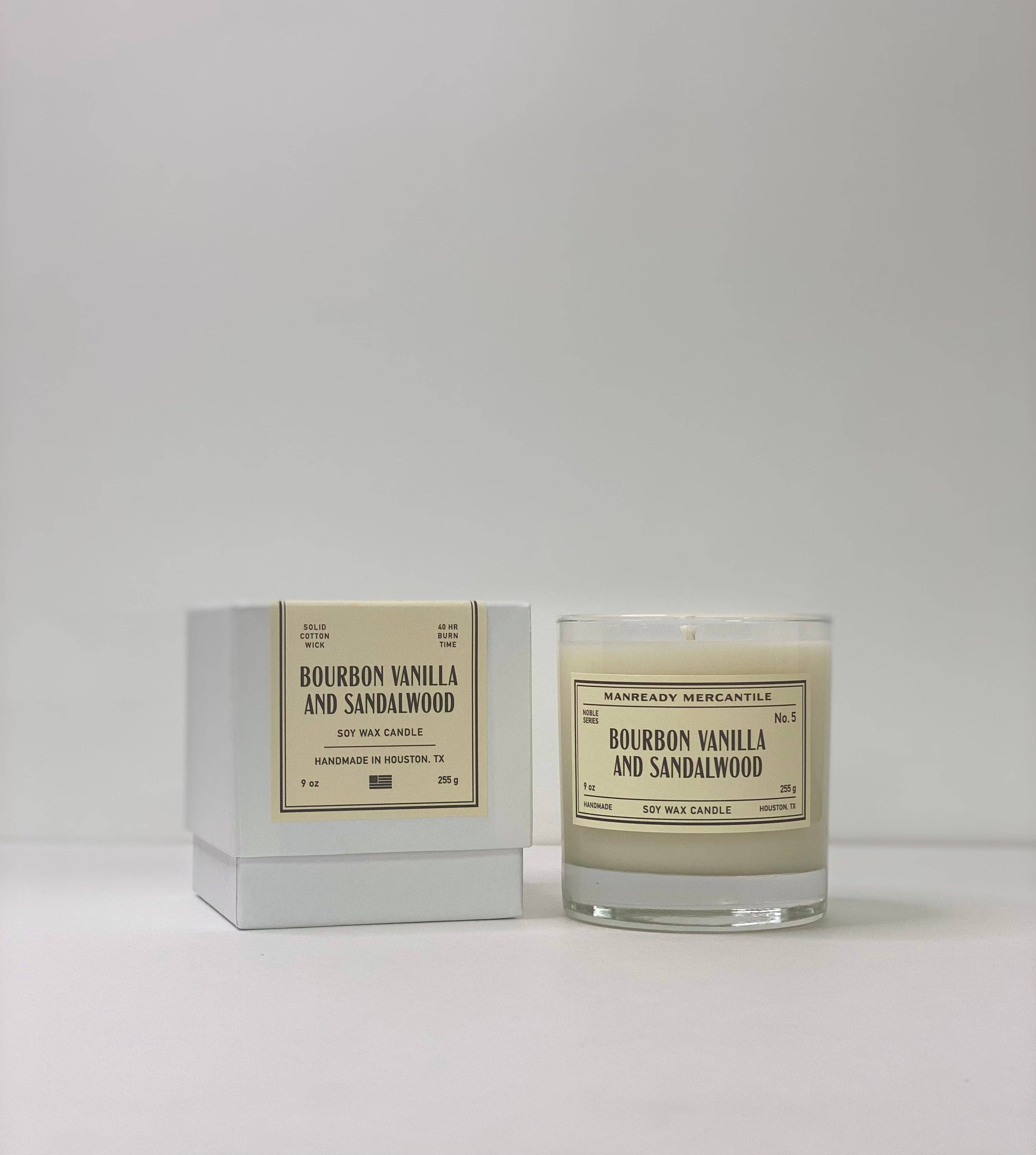 THE NOBLE SERIES SOY CANDLE | BOURBON VANILLA & SANDALWOOD