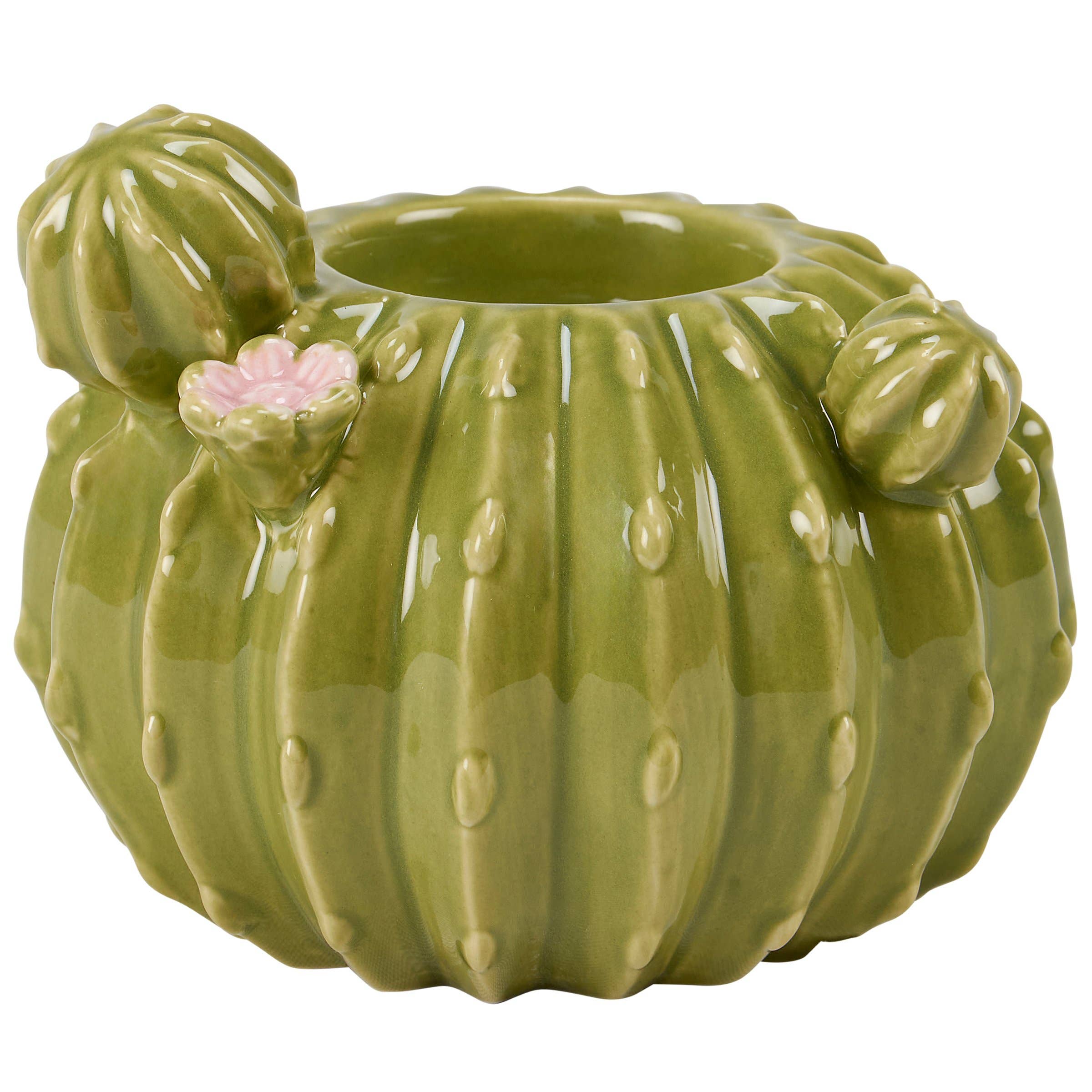 Barrel Cactus Candle Holder