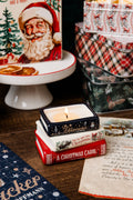 Stacked Books Candle, Holiday Classics