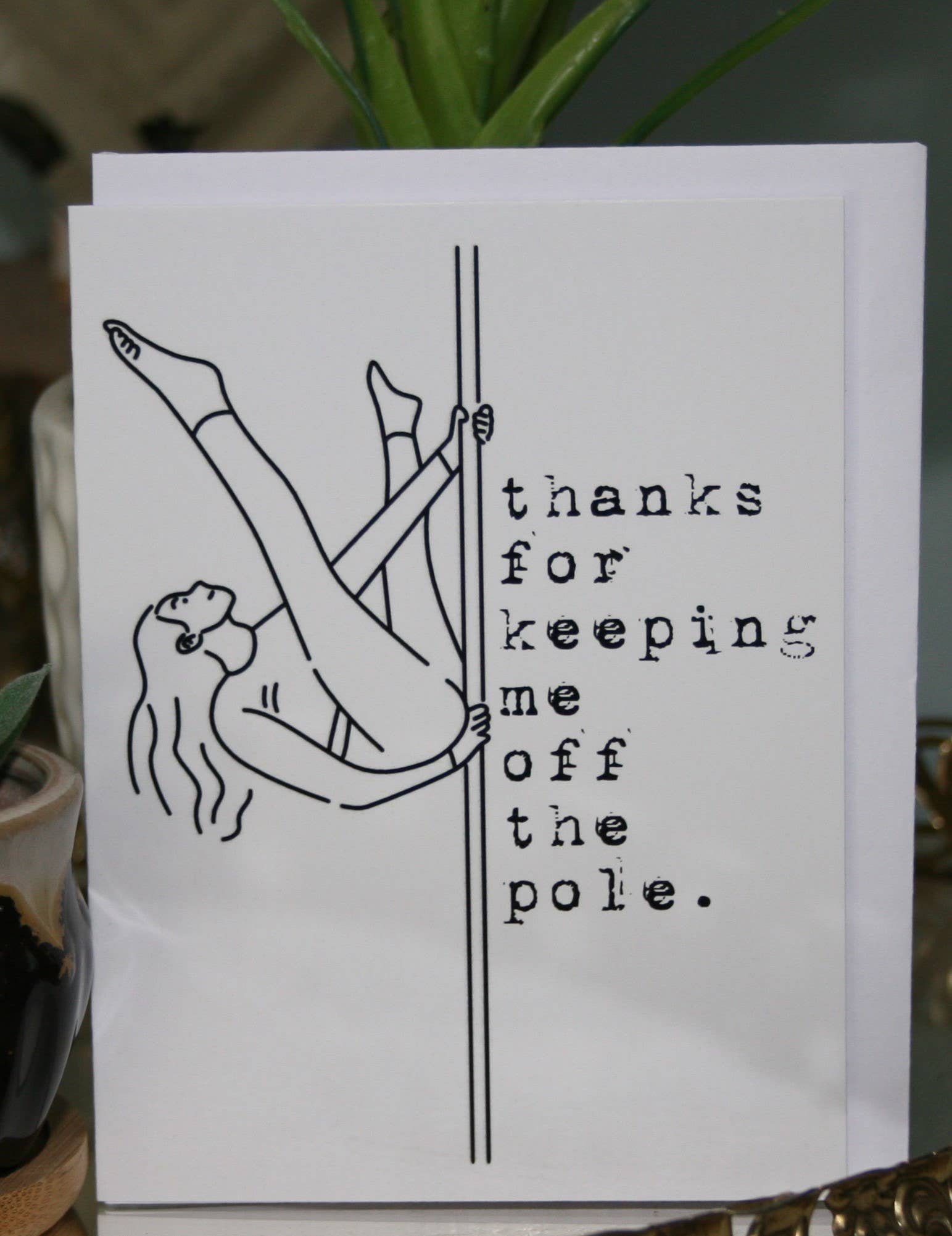 Keep off the Pole Greeting Card