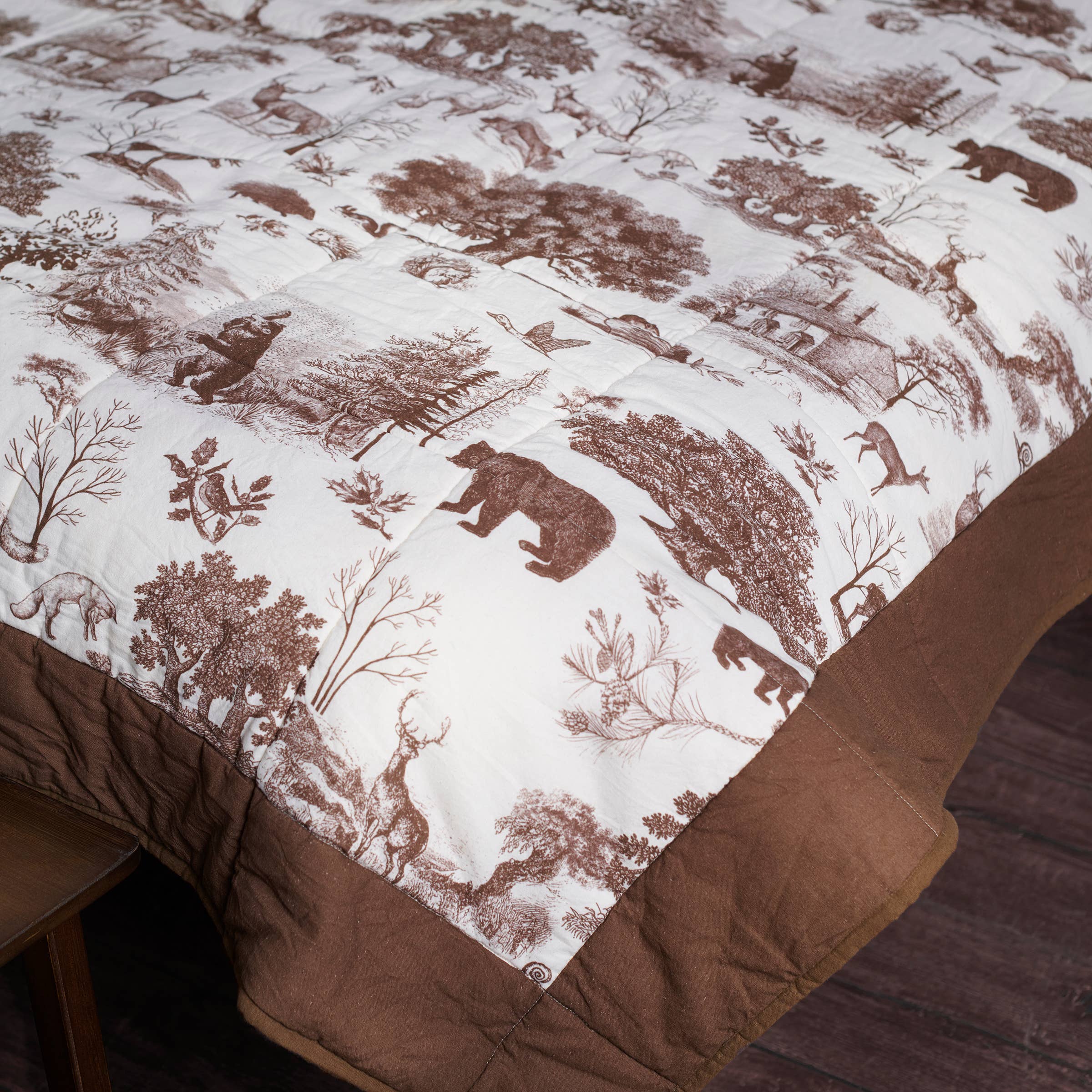 Cabin Toile Throw