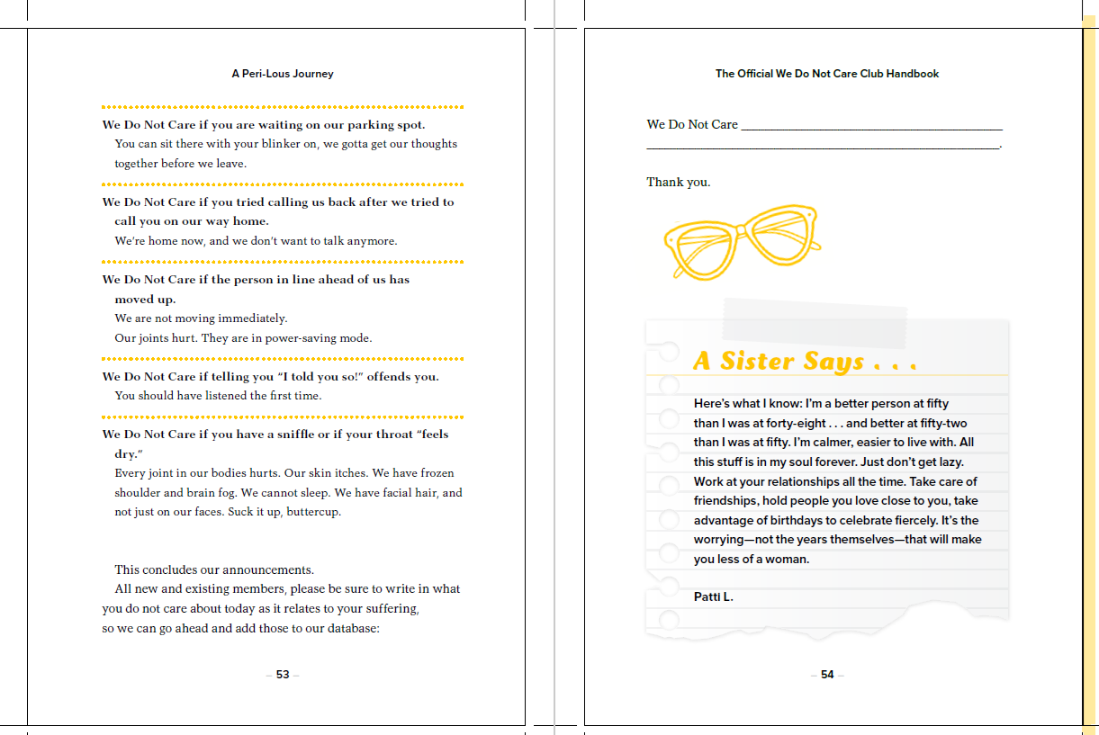 Official We Do Not Care Club Handbook: Melani Sanders