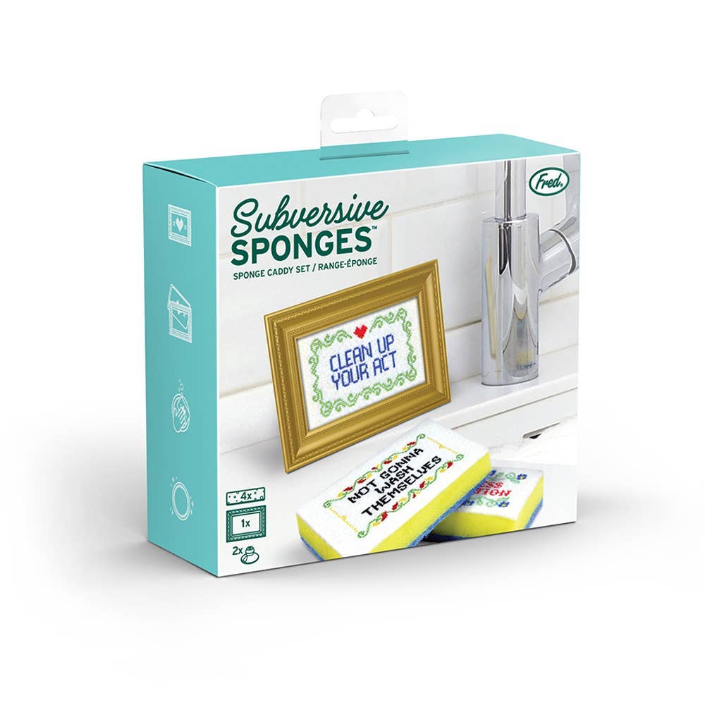 Cross Stitch Sponges - Set of 4