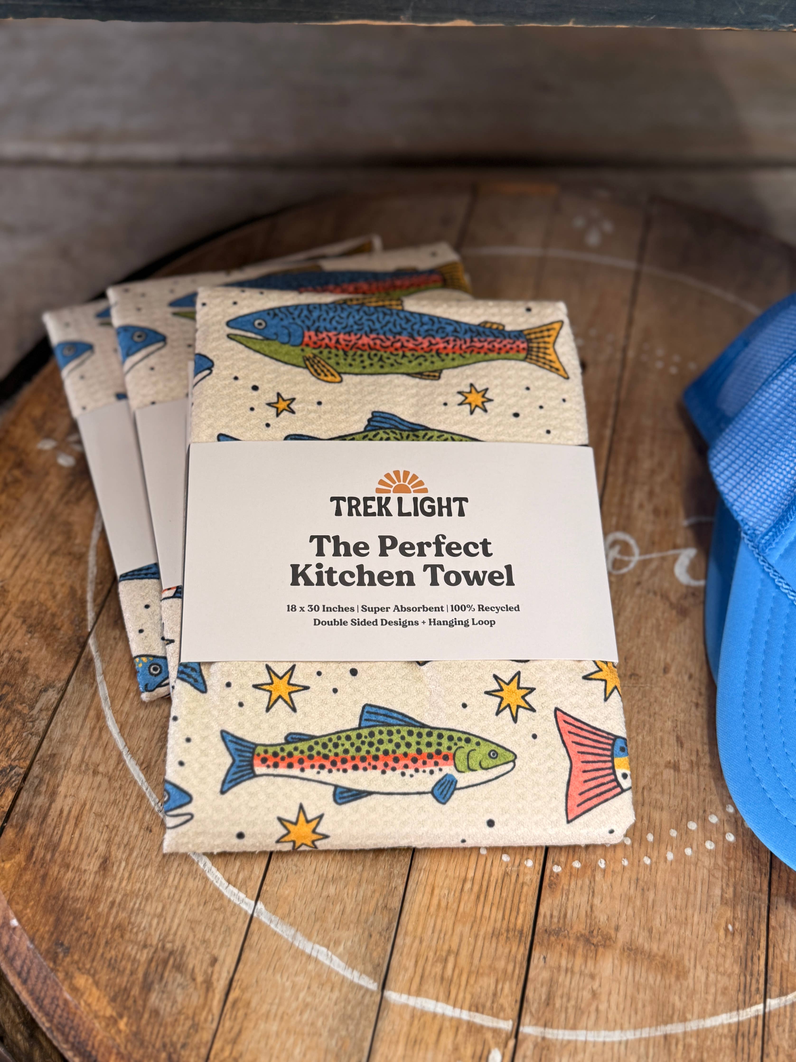Kitchen Tea Towel Quick Dry | River Trout