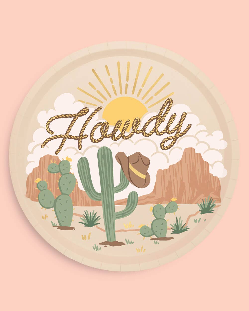 Wild Wild West Plates