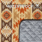 Aztec Printed Stripe Picnic Blanket
