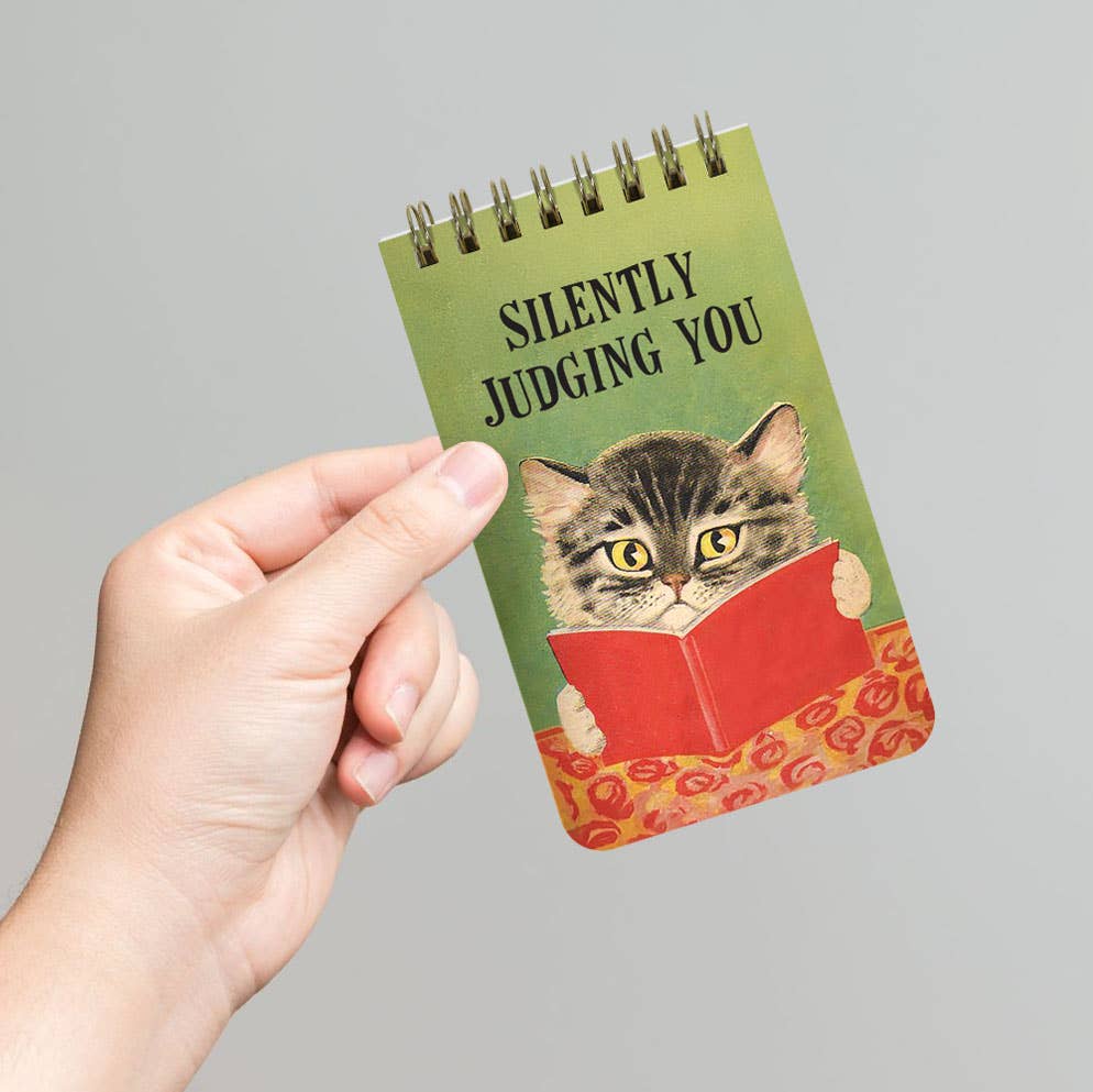 Silently Judging You - 3x5 Spiral Memo Notepad