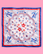 Red, White, and Blue Cowgirl Bandana