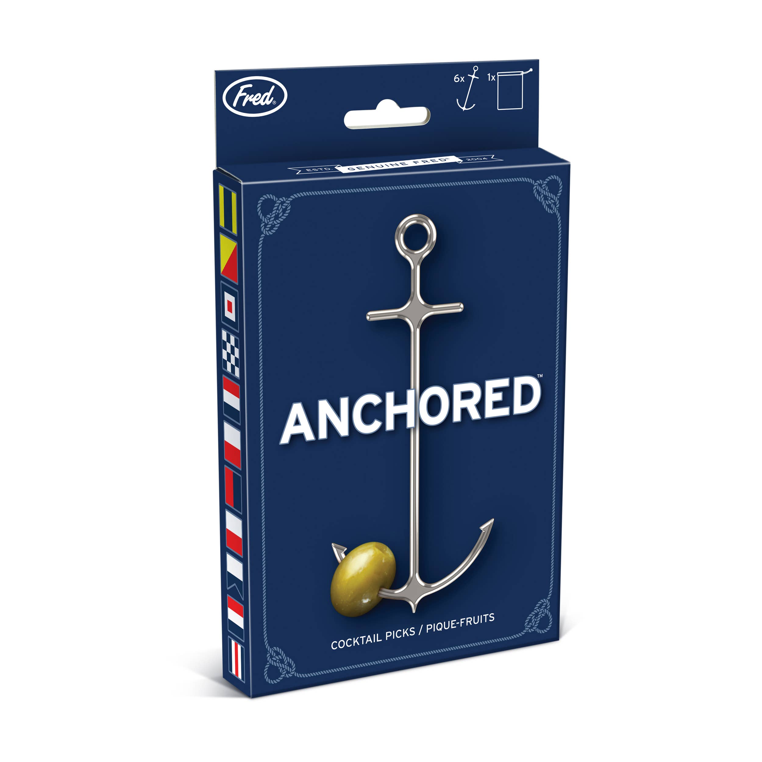 ANCHORED - Cocktail Picks - Set of 6