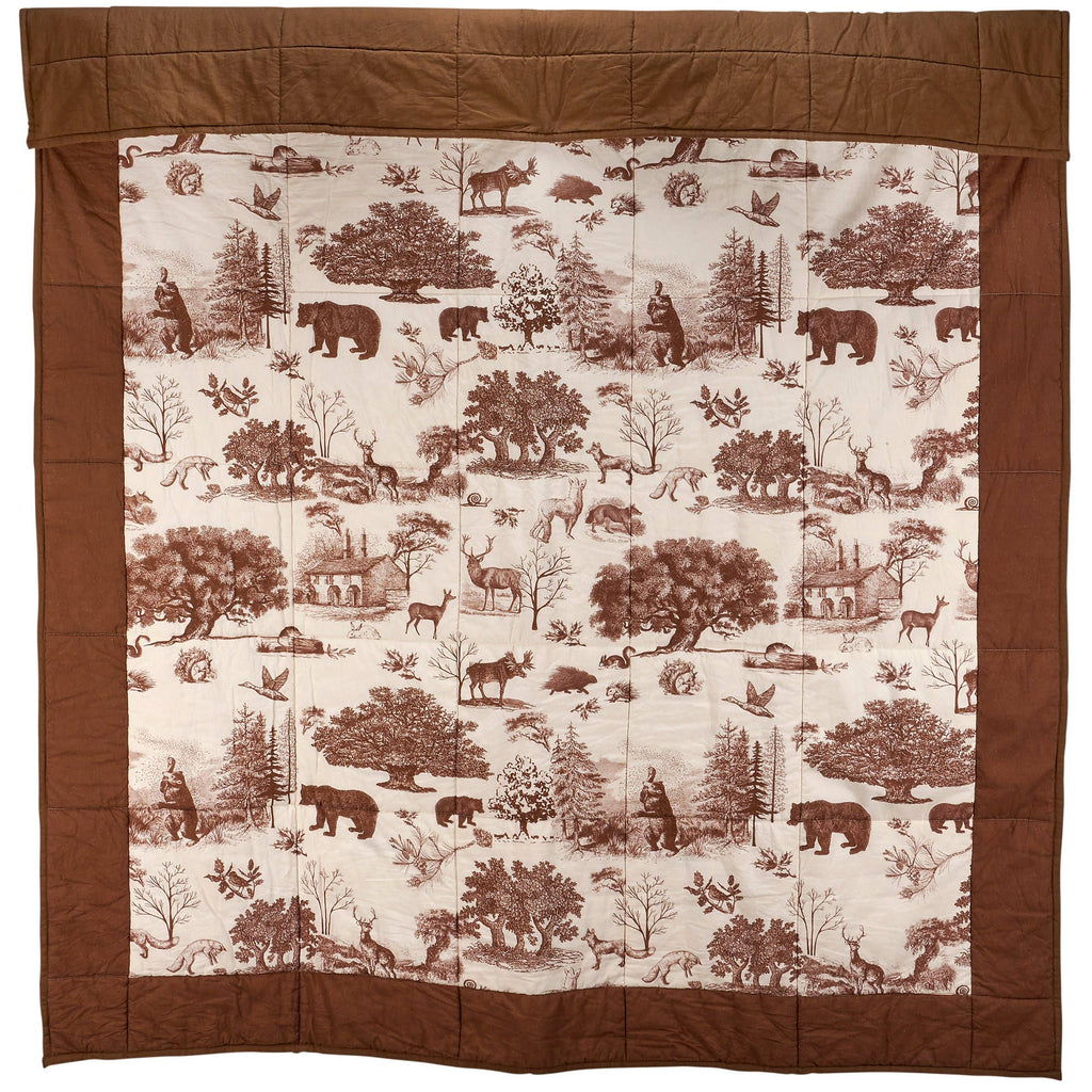 Cabin Toile Throw
