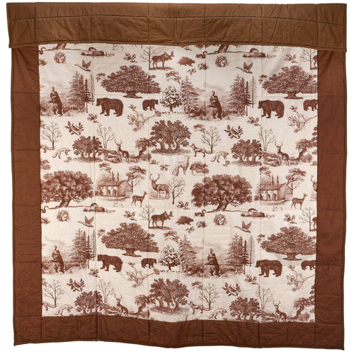 Cabin Toile Throw