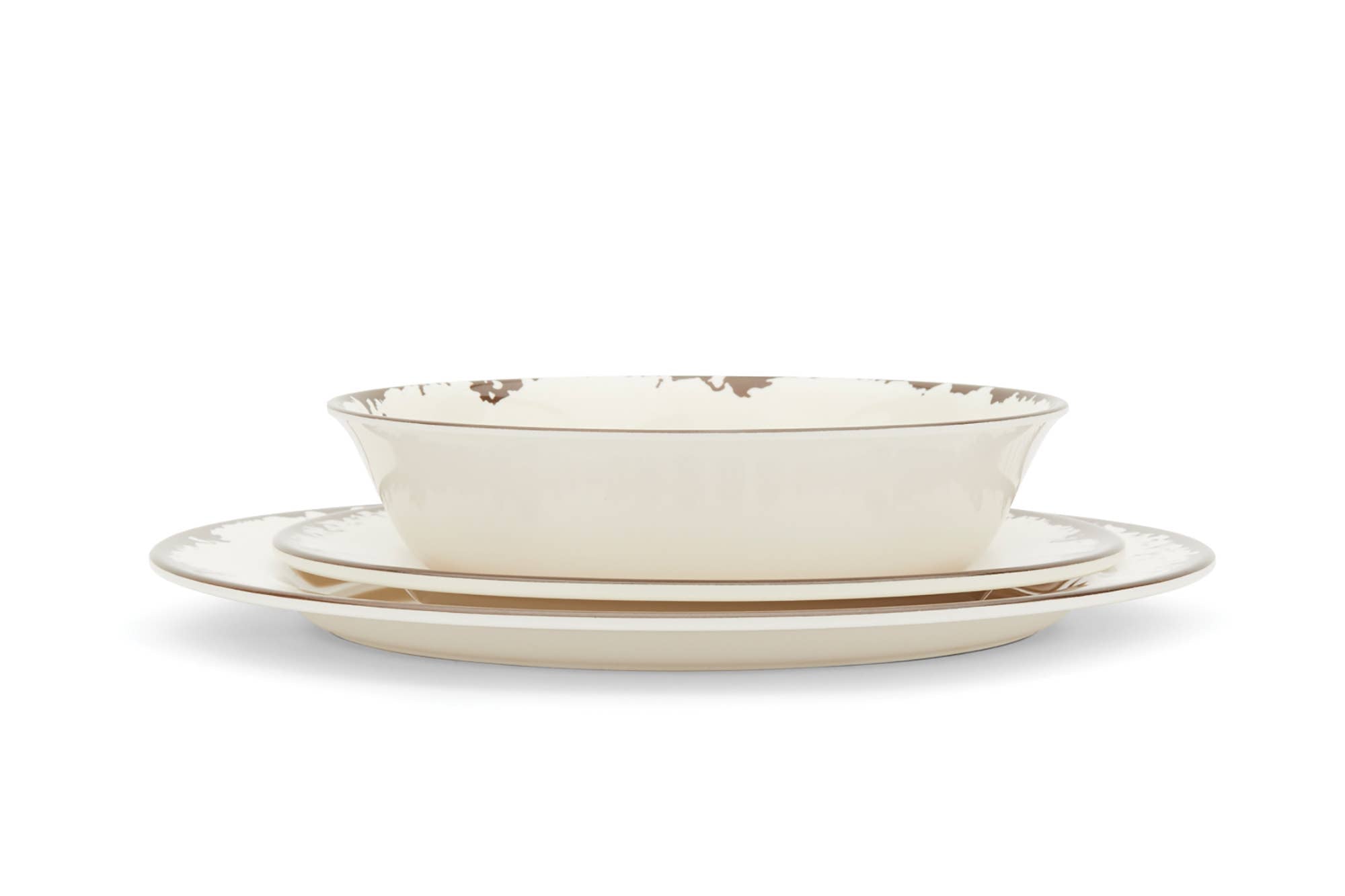 Melamine Dinnerware, Set of 12, Multicolor