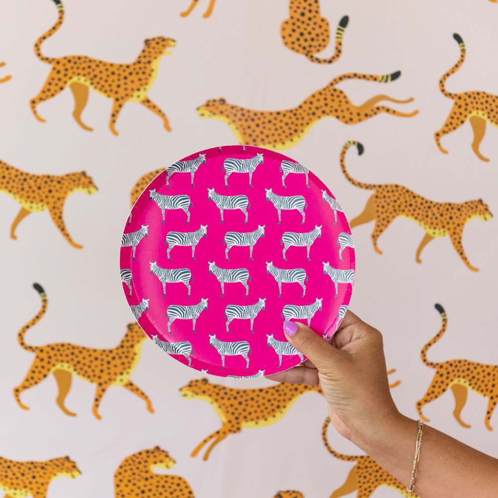 Jungle Animals Dessert Plates