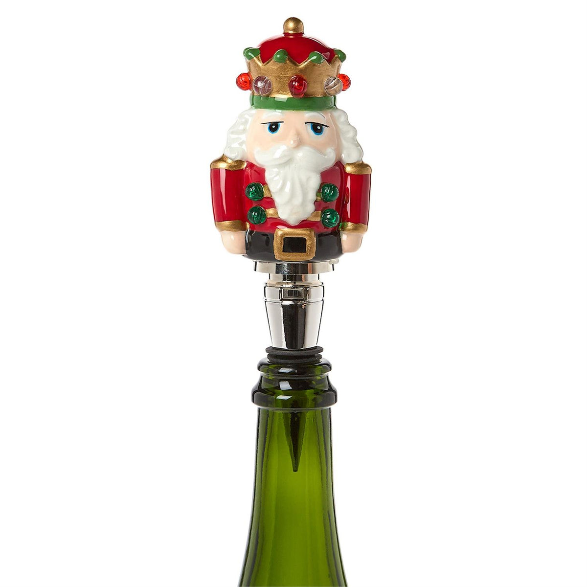 Light-Up LED Nutcracker Bottle Stopper