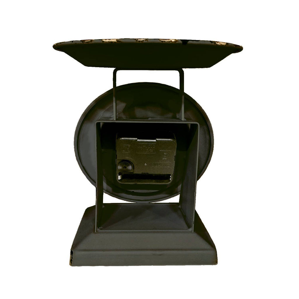 Vintage Bee Black Old Town Scale Clock