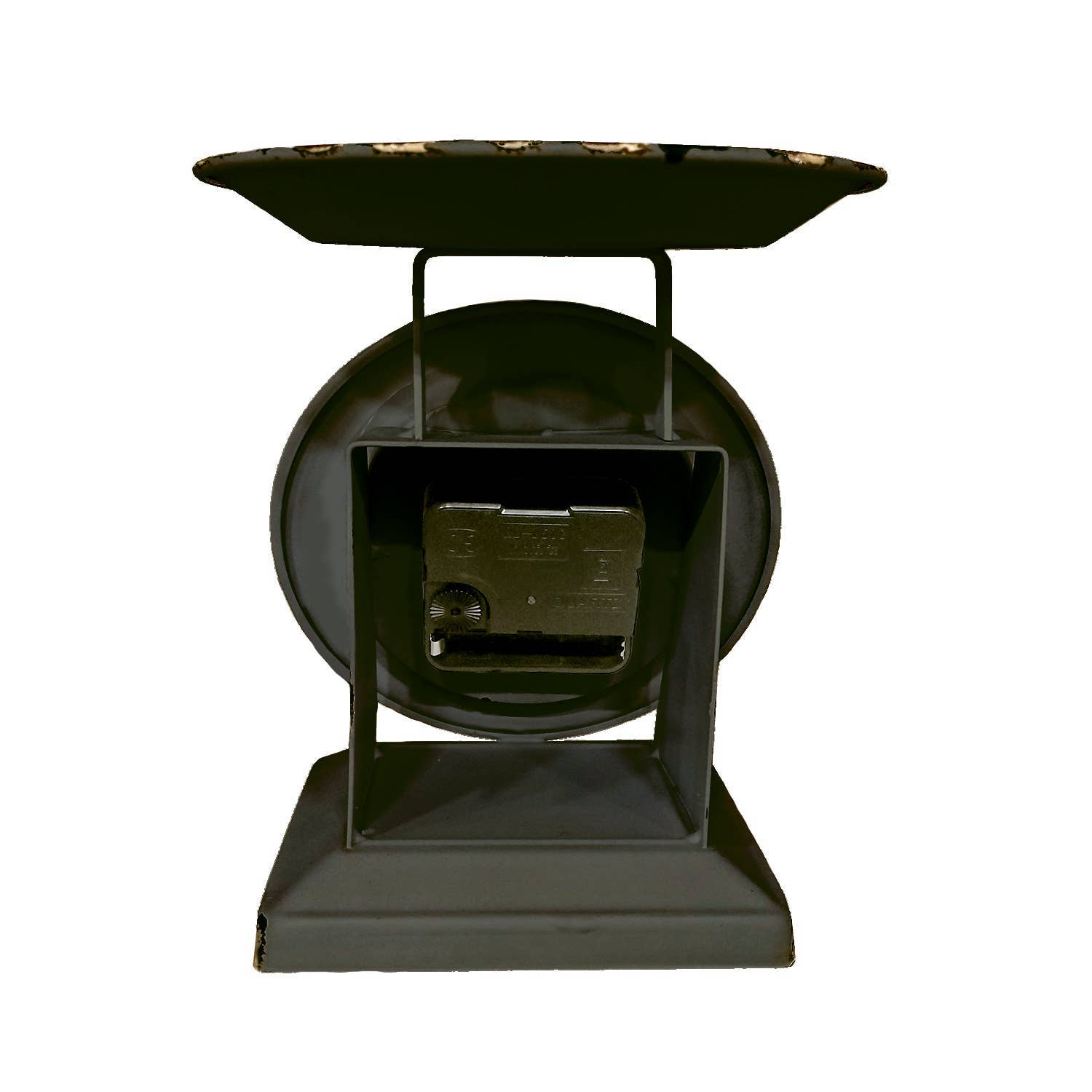 Vintage Bee Black Old Town Scale Clock
