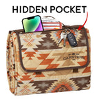 Aztec Printed Stripe Picnic Blanket