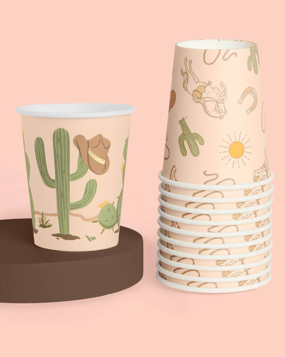 Wild Wild West Paper Cups