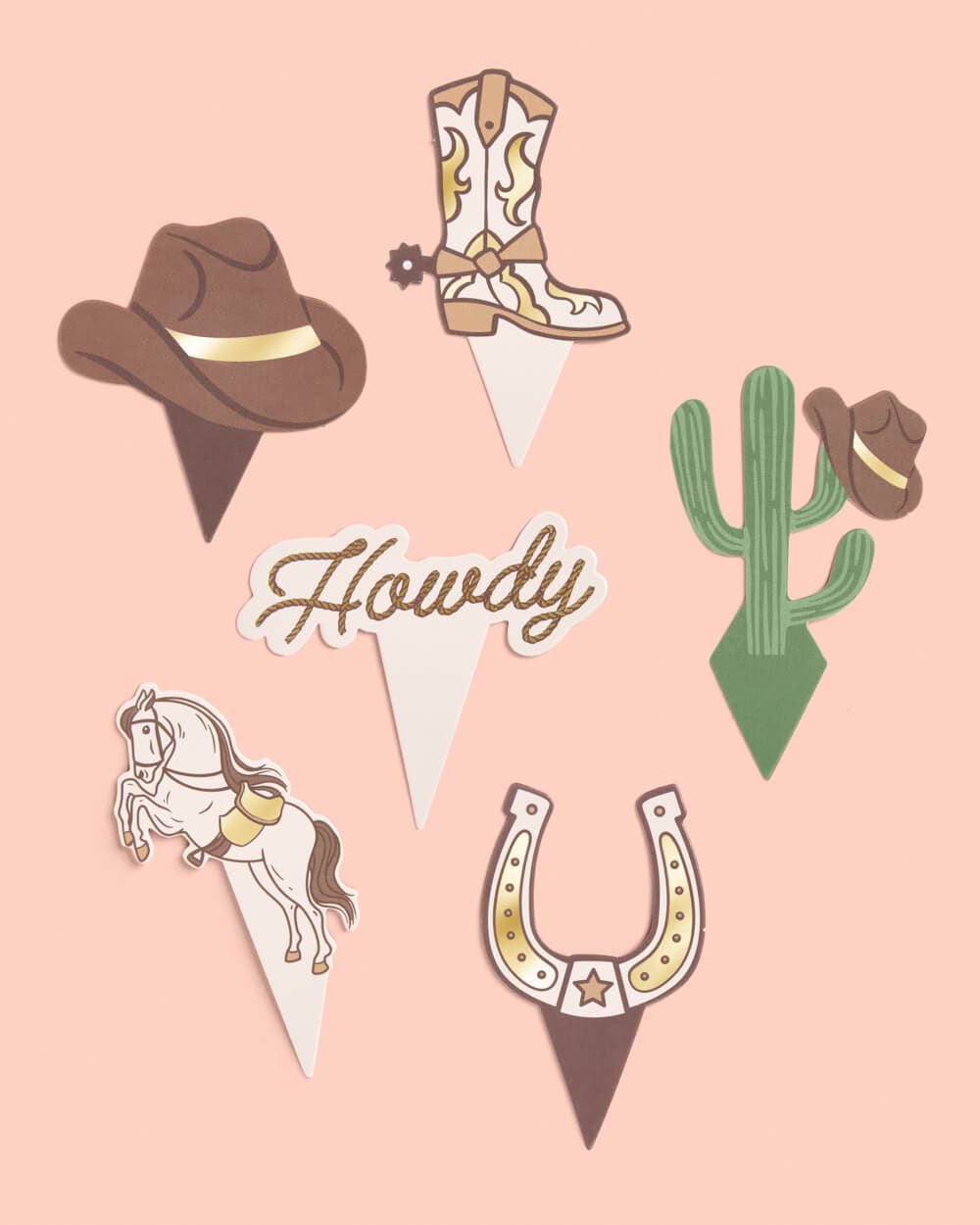 Western Rodeo Cupcake Set